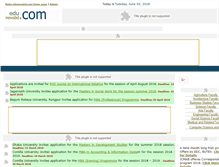 Tablet Screenshot of edunewsbd.com